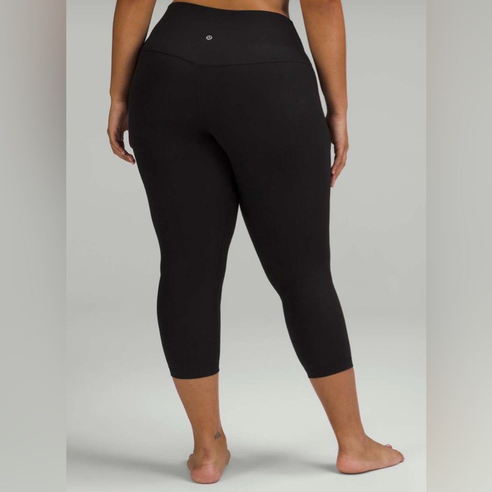 Lululemon Align Ribbed High-Rise  Black size 10 - Picture 3 of 3